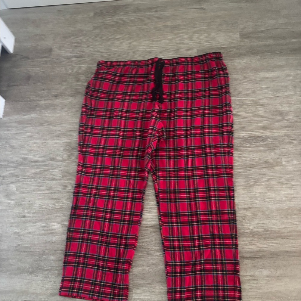 NWT size 3X J Crew Red Plaid Pajama Pants